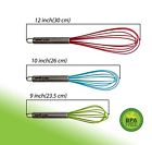 Depot Globe Silicone Kitchen 3 Whisk Set For Whisking Blending Beating Stirring Egg 712038127115