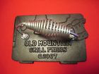 C2007 Design Used Steak Bacon Face Press Meat Mountain Grill