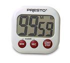 04214 Digital Presto White Big Electronic Timer