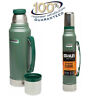 Dml0hrjjzo Stanley Classic Vacuum Thermos Bottle Coffee Green Hammertone Qt Stainless
