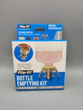 Drop 851925006123 Flip-it Bottle Emptying Kit Reusable And Dishwasher Safe Get Every New