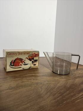Ehi 030148008224 Vintage East Hampton Industries Plastic Gravy-skimmer 1 1/2 Cups Made In Usa