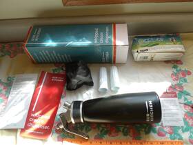 Ek-whip-18 Eur Kitchen Eurkitchen Professional Aluminum Whipped Cream Dispenser With Whip-it Charger