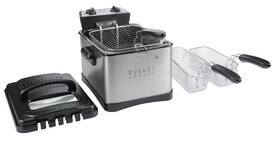Eurostar Edf45200 4.5l Deep Fryer Adjustable Temp Timer Viewing Window