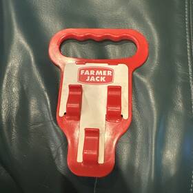 Farmer Jack 659438110081 Vintage Grocery Bag Carrier With Handle Defunct Store