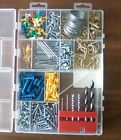 130277 Fasteners Screws Kit Anchors Nails Assortment Drill Utility Bits Hangers L3 Hooks