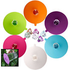 Fba -lids-dia Food Grade Silicone Cup Lids Creative Diamond Mug Cover Set