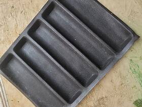 Fetesur 445018590557 Silicone Bread Mold 5 Loaf Baking Mould Flexible Reusable Forms Shapes Non Stick