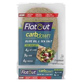Flatout 688339922974 Flatbread Carbdown Olive Oil And Sea Salt Wraps Pack Of 1