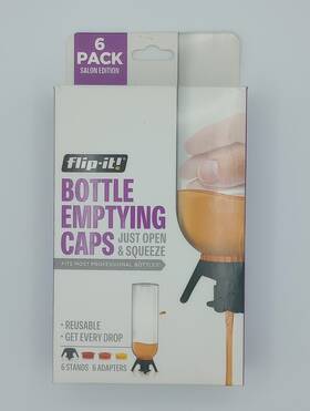 Flsk6-bp Flip-it 6 Pcs Bottle Emptying Kit Upside Down To Get Every Last Drop