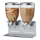 Food Dispenser Storage Dry Cereal Nuts Candy Granola Snacks Dual Canister School 750408301604