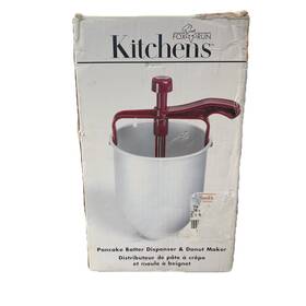 Fox Run 030734057506 Vintage Kitchens Pancake Batter Dispenser Donut Maker New