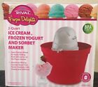 Frrvbk02-red2 Rival Frozen Delights Qt Ice Cream Yogurt And Sorbet Maker