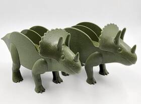 Utu3gi0125 Fun Wares Ut Brands Tricerataco Dinosaur Taco Holder Kids Funware Triceratops 2 Tacos Set Of