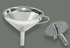 Slfn006 Funnel Stainless Steel Strainer Removable 6 Pc 1 "