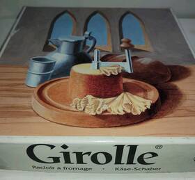 0.081.466 Girolle Cheese Plane Rotary Fromage Cutter Switzerland 1980s In Original Box