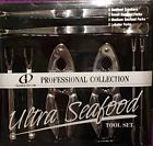 Global Decor Professional Collection Ultra Seafood Tool Set X 2 Sets 16 Pcs New 0674586016047