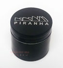 Gri-801-030-b Piranha Piece Inch Black Grinder Herb Spice Pollen Anodized Aluminum