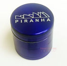 Gri-801-030-bl Piranha Piece Inch Blue Grinder Herb Spice Pollen Anodized Aluminum