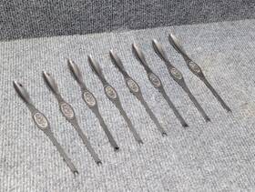 755056 Haranger Bestikk Hardanger Norwegian Lobster Pick Shellfish Forks Cutlery Vintage Eight
