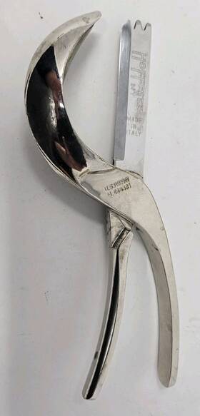 496381 Hoffritz Ny Clam Opener Made In Italy Vintage Oyster Mussel Works