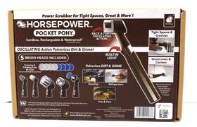 Horsepower 097298055836 Pocket Pony As-seen-on-tv Cordless Waterproof Power Scrubber
