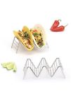 Hqq14 Amazer Taco Holder Stand Stainless Steel Rustproof Rack Or Hard