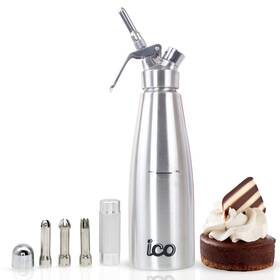 Ico005 Ico 880651000167 1 L Quart Professional Stainless Steel Whipped Cream Dispenser For Homema