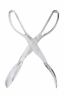 Int-cs-sst11 Lollicup Clear Plastic Salad Serving Tongs Bulk Catering 019962636882