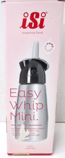 Isi 002377013042 Mini Easy Whip 0.25l Stainless Steel Cream Whipper