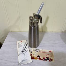 Isi 0407 Gourmet Profi Stainless Steel Whipped Cream Whipper Dispenser 0.5l Austria