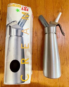 Isi 085355024161 Gourmet Profi Whip Vtg Professional Cream Whipper 1 Us Quart Stainless