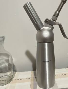 Isi Csa2-0115 Dessert Whip Whipped Cream Dispenser Stainless Steel Silver Csa2 0115