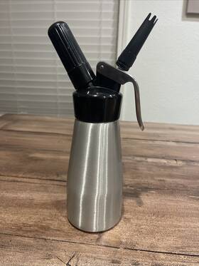 P287 Isi P288 Professional 0.25l Whip Cream Profi Dispenser Stainless Steel Austria