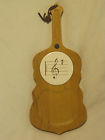 206726 Japan Decor Tray Violin Unique Board Shaped Wall Music Clef Wooden Note