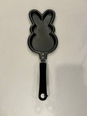 71253 Just Born Peeps Easter Bunny Shaped Pancake Skillet Pan Griddle By 2020