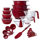 Kc494mler Kitchenaid Piece Red Mix And Measure Set 024131395347