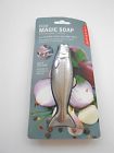 Kikkerland Stainless Steel Fish Magic Soap Odor Remover New With Tags 612615069060