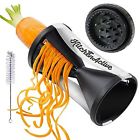Kitchen Active Spiralizer Spiral Slicer Zucchini Spaghetti Pasta Maker Black 763616090673 Kitchen Active Spiralizer Spiral Slicer Zucchini Spaghetti Pasta Maker Black 763616090673