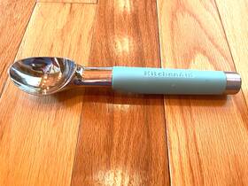 Ke117ohmia Kitchenaid Kitchen Aid Ice Cream Scoop - Mineral Water Aqua Blue Glossy Handle