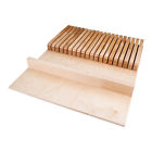 Ko18 Drawer Organizers Hardware Resources Maple 18-1 2 Inch Wide X 22 Deep 19 Slot Knife 843512034305