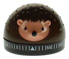 1477 Kt42 Kikkerland Kitchen Timer Brown Hedgehog 60 Minute Fun Functionality 654554449954