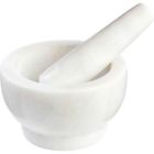 Ktherbm Bnfusa Marble Mortar Pestle With Rough Textured 024409515286