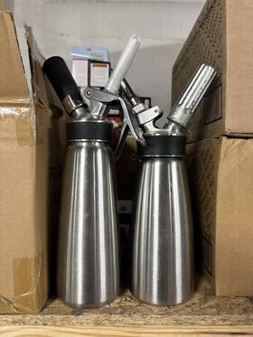 Nyjdq369521 Kupadio Set Of 2 Aluminum Whipped Cream Dispenser Maker 500ml