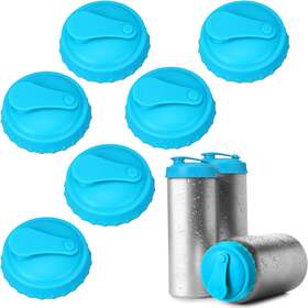 Koo-leinuosen-579 Leinuosen 6 Pcs Silicone Soda Can Covers Lids Reusable For Lid P