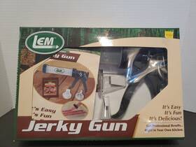 Lem 734494955507 Jerky Gun Set With Nozzles 3/4 Lb Capacity