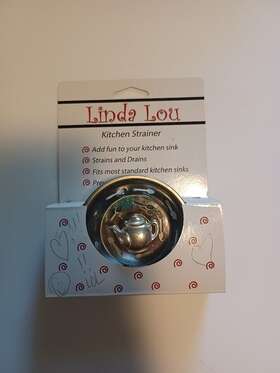 Linda Lou 855302002364 New Teapot Kitchen Sink Strainer Stainless Steel Basket Pewter Design Linda Lou 855302002364 New Teapot Kitchen Sink Strainer Stainless Steel Basket Pewter Design