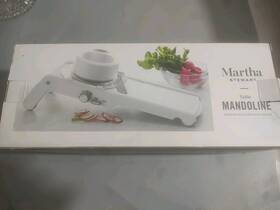 Ms-930 Martha Stewart Table Mandolin Locking Stainless Steel Blade #ms 930 Pre-owned