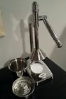 10871 Metal Steel Manual Stainless Omcan Chromed Juicer