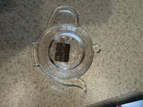 Mikasa T8158 Lead Crystal Inch Tea Time Bag Holder / Caddy Coaster New In Box